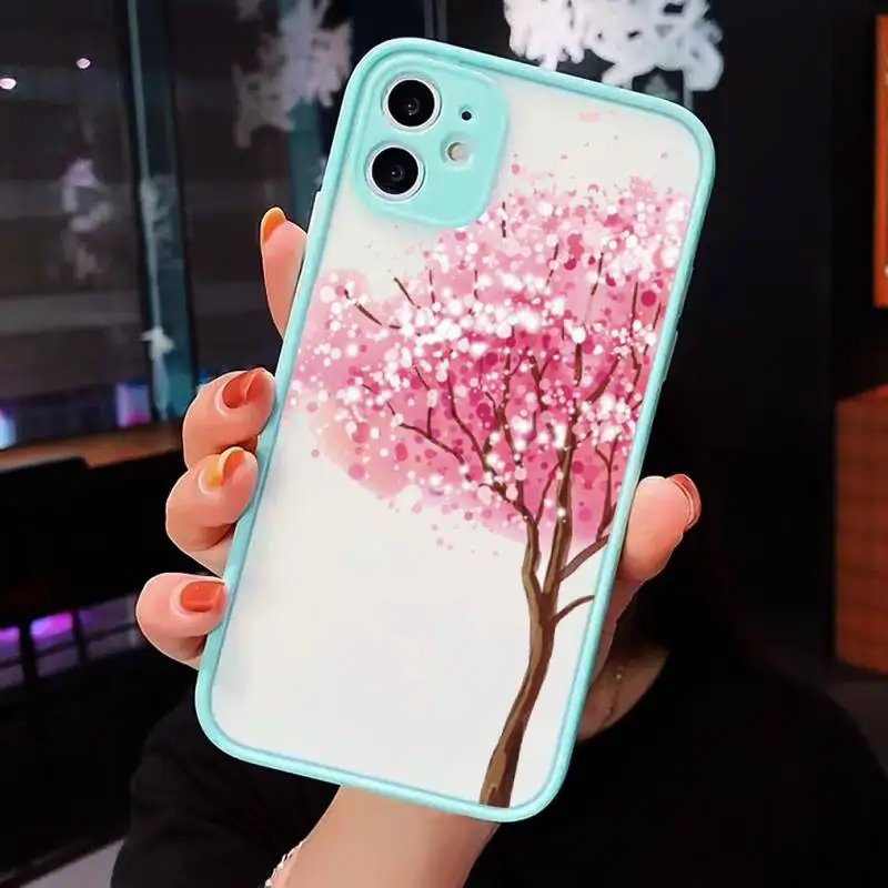 Pink FlowerCherry blossoms Phone Cases matte transparent For iphone 7 8 11 12 plus mini x xs xr pro max cover
Pink FlowerCherry blossoms Phone Cases matte transparent For iphone 7 8 11 12 plus mini x xs xr pro max cover