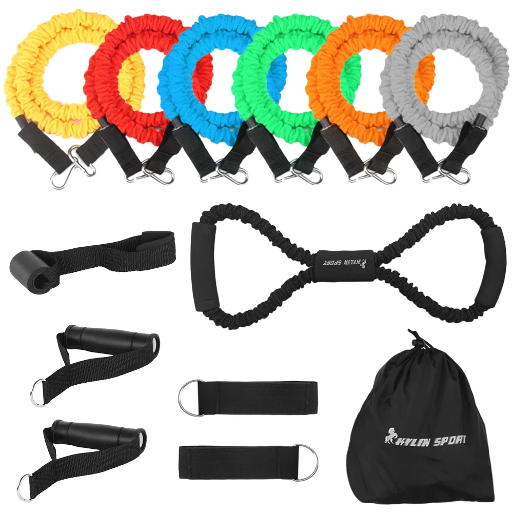 13PCS Fitness Resistance Tube Bands Set Gym Home Elastic Exercise Workout Bands with Door Anchor Ankle Straps 8-shaped Tube Band
13PCS Fitness Resistance Tube Bands Set Gym Home Elastic Exercise Workout Bands with Door Anchor Ankle Straps 8-shaped Tube Band