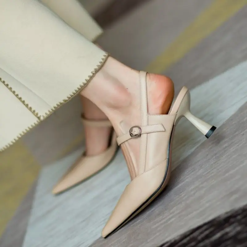 RIZABINA Real Leather Women Sandals 2021 New Fashion High Heels Summer Shoes Woman Buckle Strap Office Lady Footwear Size 34-40
RIZABINA Real Leather Women Sandals 2021 New Fashion High Heels Summer Shoes Woman Buckle Strap Office Lady Footwear Size 34-40