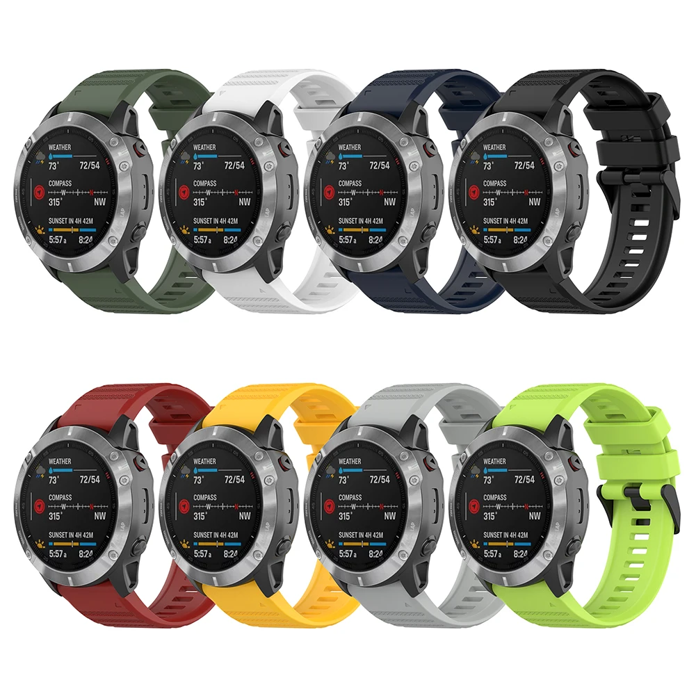 For Fenix6x Pro Quick Release Silicone Band Strap for Garmin Fenix 6X Watch Replacement Watchbands Adjustable Bracelet
For Fenix6x Pro Quick Release Silicone Band Strap for Garmin Fenix 6X Watch Replacement Watchbands Adjustable Bracelet