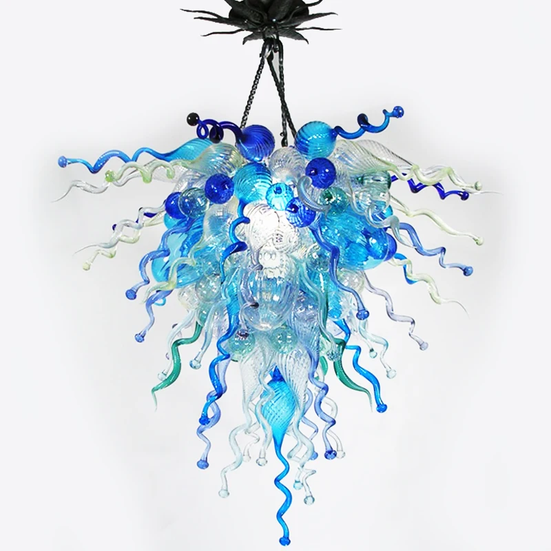 GIRBAN Blue Venetian Hand Blown Glass Chandeliers Lighting in the bedroom Decor Modern LED chandelier in the living room
GIRBAN Blue Venetian Hand Blown Glass Chandeliers Lighting in the bedroom Decor Modern LED chandelier in the living room