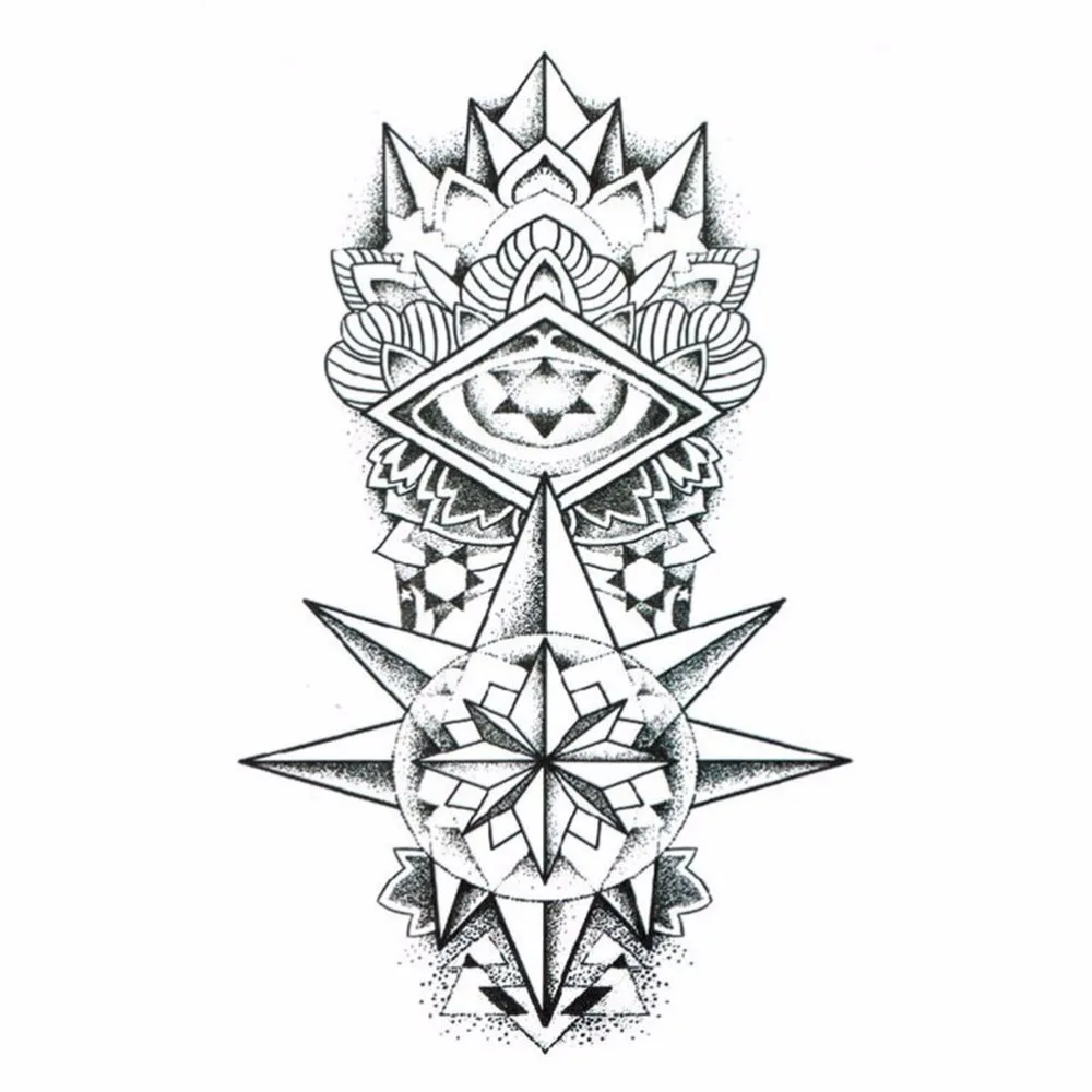 Sexy Fake Black Totem Spray Waterproof Tatto Design Men Temporary Tattoos Shoulder Lower Arm Transfer Tattoo Stickers
Sexy Fake Black Totem Spray Waterproof Tatto Design Men Temporary Tattoos Shoulder Lower Arm Transfer Tattoo Stickers