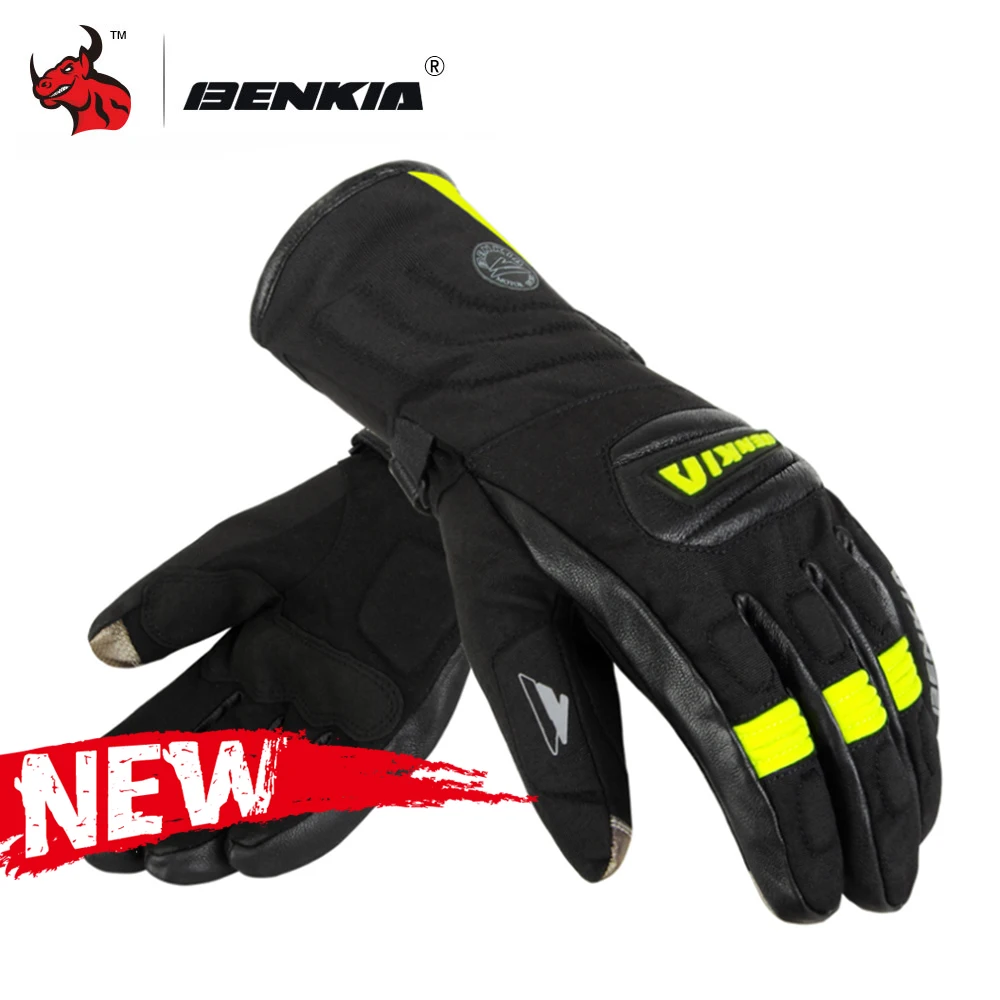 BENKIA мотоциклетные перчатки зимние хлопковые с сенсорным экраном мото Guantes Luvas