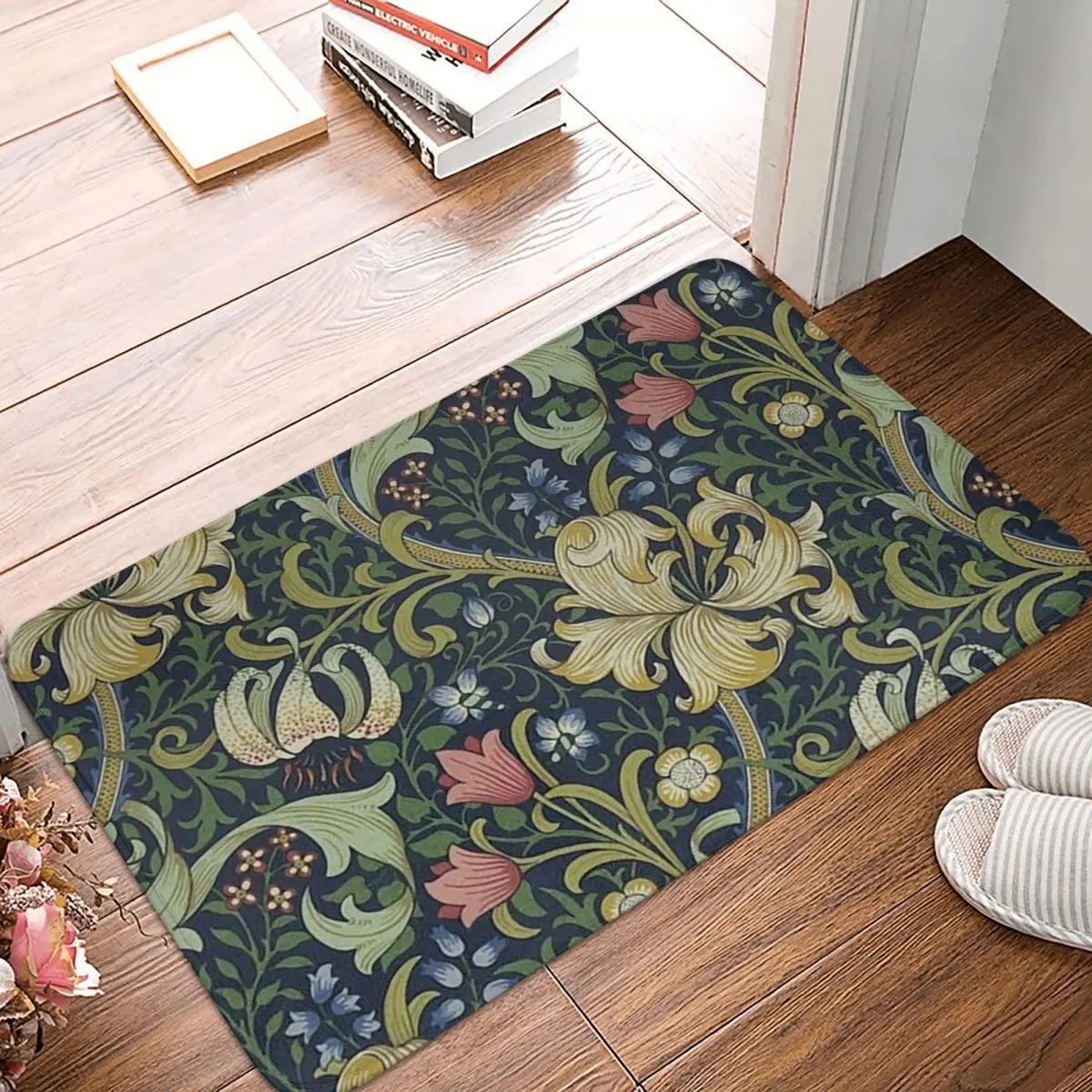 William Morris Golden Lily Doormat Carpet Mat Rug Polyester Non-Slip Floor Decor Bath Bathroom Kitchen Bedroom 40x60
William Morris Golden Lily Doormat Carpet Mat Rug Polyester Non-Slip Floor Decor Bath Bathroom Kitchen Bedroom 40x60