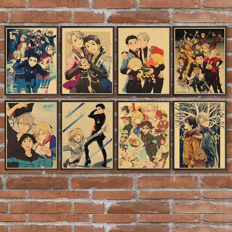 YURI!!! on ICE Anime Poster Japanese Cartoon Comic Retro poster Home decoration Painting Room decoration painting
YURI!!! on ICE Anime Poster Japanese Cartoon Comic Retro poster Home decoration Painting Room decoration painting