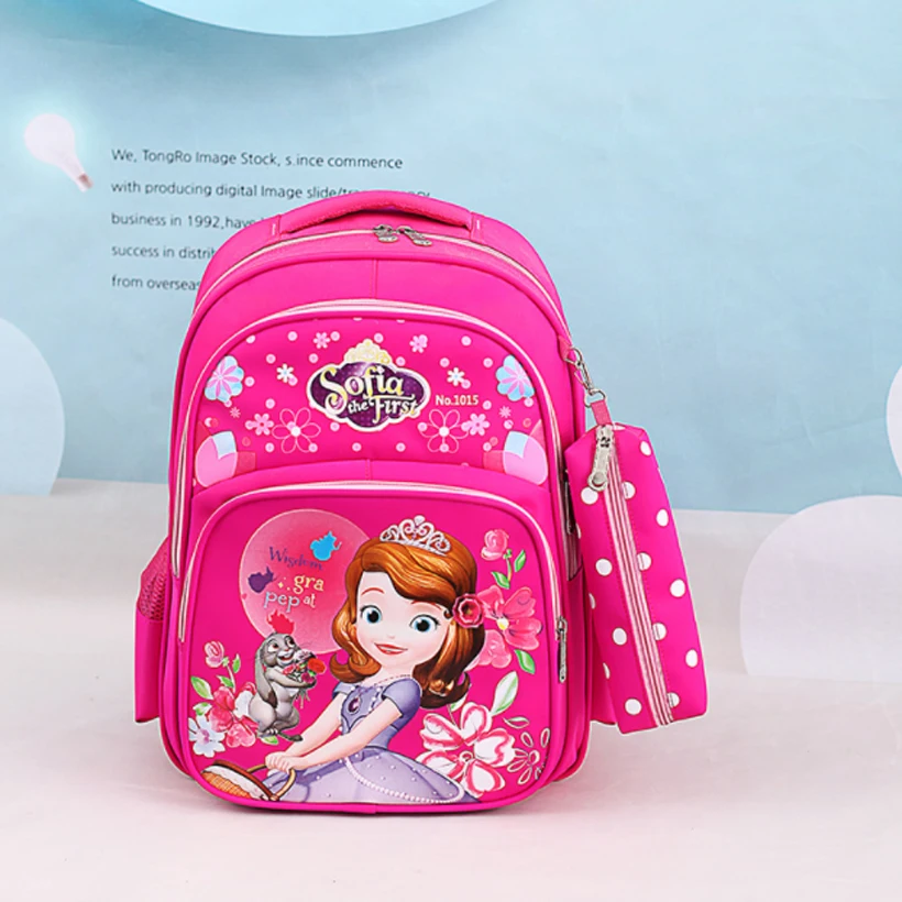 New Student Schoolbag Fashion Disney Princess Sophia 1-4 Grades Nylon Marvel Spiderman Girl Children Pink Lightening Backpack
New Student Schoolbag Fashion Disney Princess Sophia 1-4 Grades Nylon Marvel Spiderman Girl Children Pink Lightening Backpack