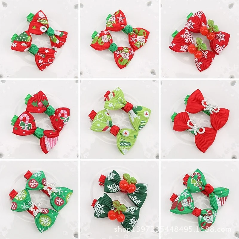 1 Pair Baby Girl Hair Clips Printed Christmas Tree Cherry Snow Bows Hearts Soft Safe Duckbill Clip Kids Kawaii Hair Accessories
1 Pair Baby Girl Hair Clips Printed Christmas Tree Cherry Snow Bows Hearts Soft Safe Duckbill Clip Kids Kawaii Hair Accessories