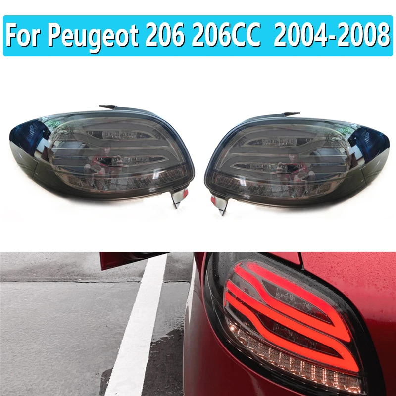 1 Pair For Peugeot 206 206CC 2004 2005 2006 2007 2008 Car LED Red Smoked Tail Light Rear Tail Lamp Turn Signal Brake Stop Bumper
1 Pair For Peugeot 206 206CC 2004 2005 2006 2007 2008 Car LED Red Smoked Tail Light Rear Tail Lamp Turn Signal Brake Stop Bumper