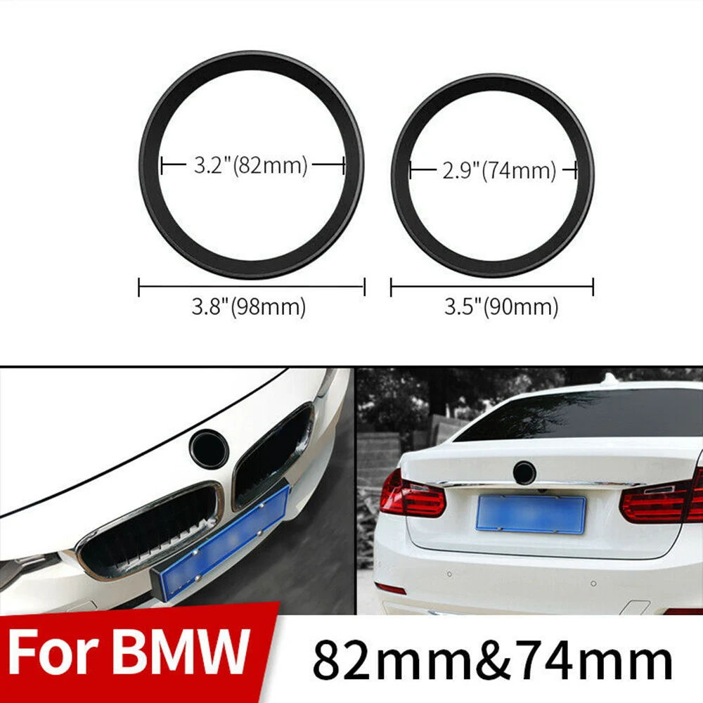 2pcs/set Car Front Rear Logo Surrounding Ring Exterior Decoration For BMW 3/4Series 82 mm&74 mm Metallic Logo Ring Covers Trims
2pcs/set Car Front Rear Logo Surrounding Ring Exterior Decoration For BMW 3/4Series 82 mm&74 mm Metallic Logo Ring Covers Trims