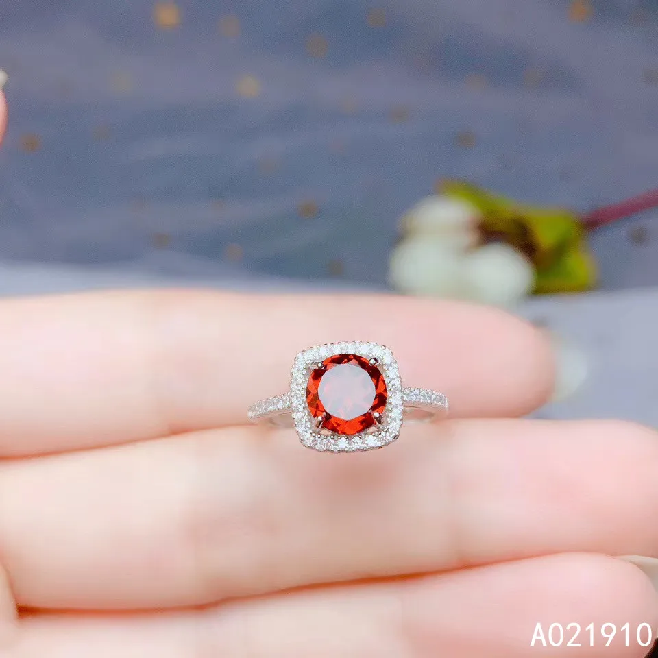 KJJEAXCMY Boutique Jewelry Fine 925 Sterling Silver Inlaid Natural Garnet Gemstone Ladies Ring Support Detection Noble
KJJEAXCMY Boutique Jewelry Fine 925 Sterling Silver Inlaid Natural Garnet Gemstone Ladies Ring Support Detection Noble