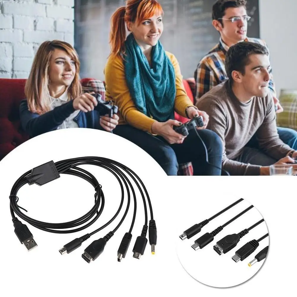 5 in 1 USB Charging Cable Charging Cable Suitable For Nintendo 3DS DSI U charger Wii SP XL NDS New J6Z5
5 in 1 USB Charging Cable Charging Cable Suitable For Nintendo 3DS DSI U charger Wii SP XL NDS New J6Z5