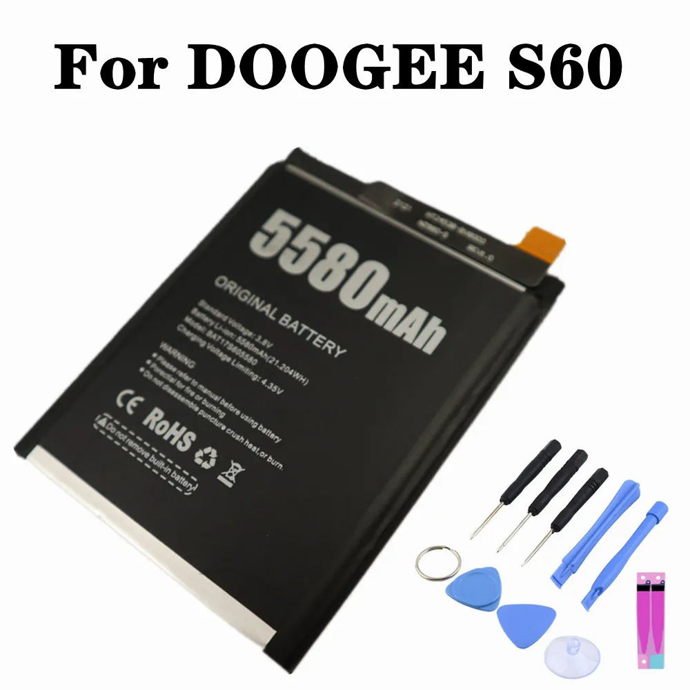 100% Новый оригинальный запасной аккумулятор Для DOOGEE S60 BAT17M15580 BAT17S605580 5580 мАч запасные части резервная батарея + Инструменты
100% Новый оригинальный запасной аккумулятор Для DOOGEE S60 BAT17M15580 BAT17S605580 5580 мАч запасные части резервная батарея + Инструменты
