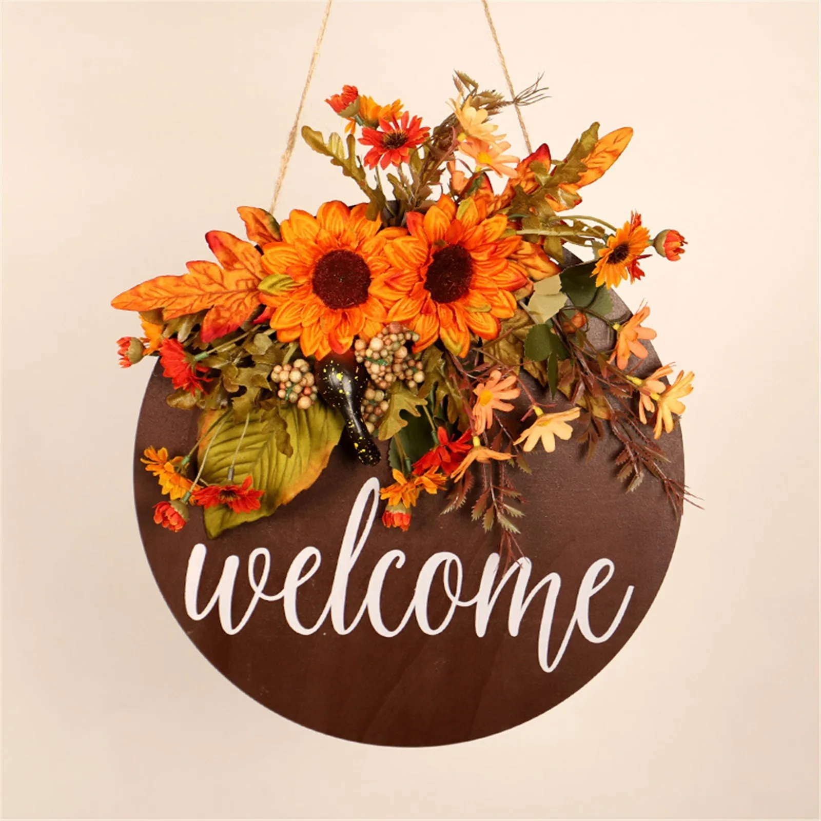 Autumn Wreath Decoration Sunflower Maple Harvest Holiday Decoration Door Fireplace Decoration Wreath
Autumn Wreath Decoration Sunflower Maple Harvest Holiday Decoration Door Fireplace Decoration Wreath