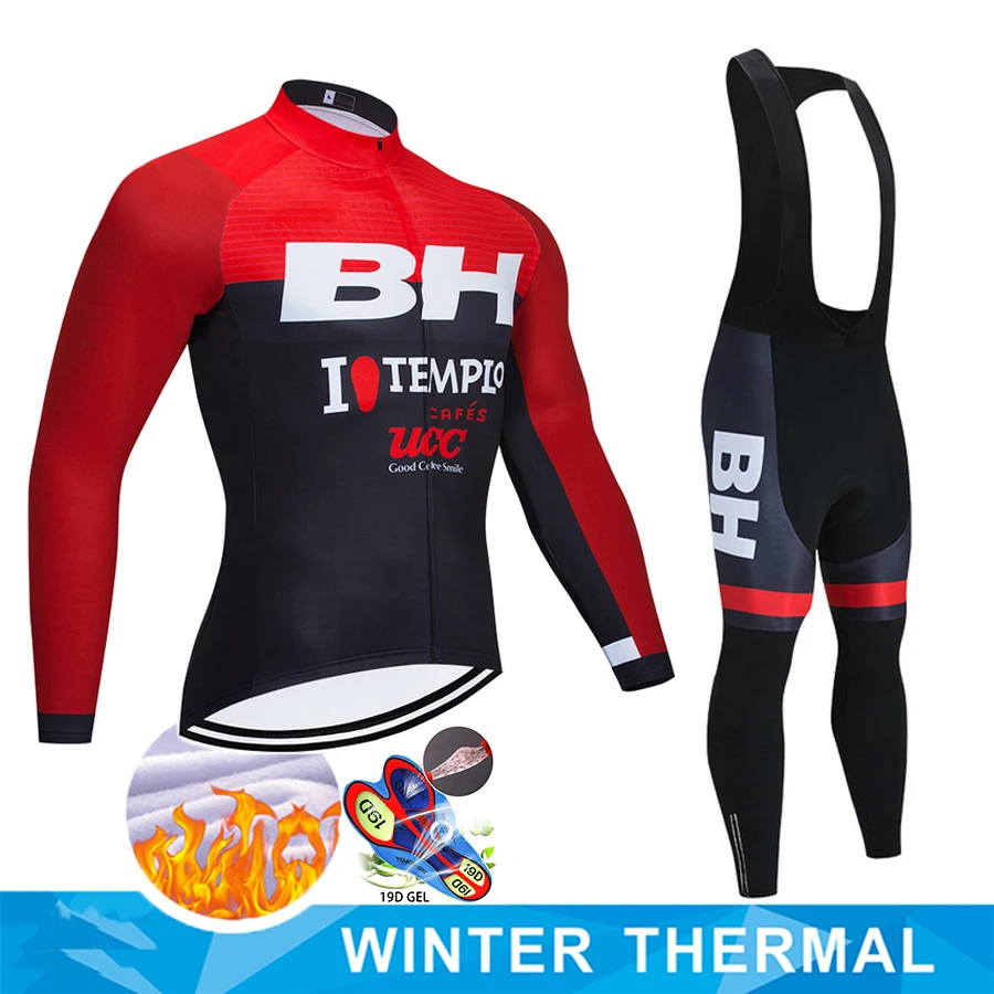 2022 BH Team Winter Thermal Fleece Cycling Clothes Men Long Sleeve Jersey Suit Outdoor Riding Bike MTB Clothing Bib Pants Set
2022 BH Team Winter Thermal Fleece Cycling Clothes Men Long Sleeve Jersey Suit Outdoor Riding Bike MTB Clothing Bib Pants Set