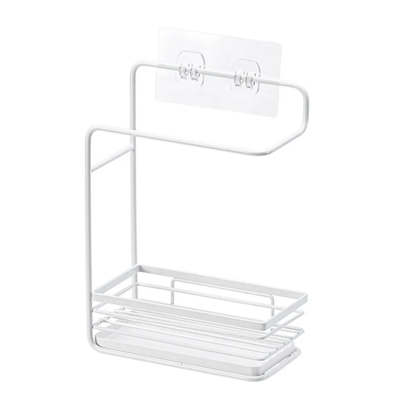 Kitchen drain rack wrought iron household wall-mounted countertop sponge rag drain storage rack
Kitchen drain rack wrought iron household wall-mounted countertop sponge rag drain storage rack