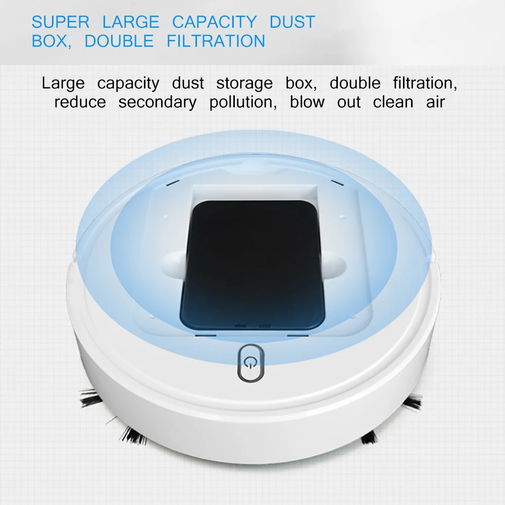 Robot Vacuum Cleaner Home Household Professional Sweeping Machine For Pet Hair Anti Collision Battery Powered Mute Motor
Robot Vacuum Cleaner Home Household Professional Sweeping Machine For Pet Hair Anti Collision Battery Powered Mute Motor