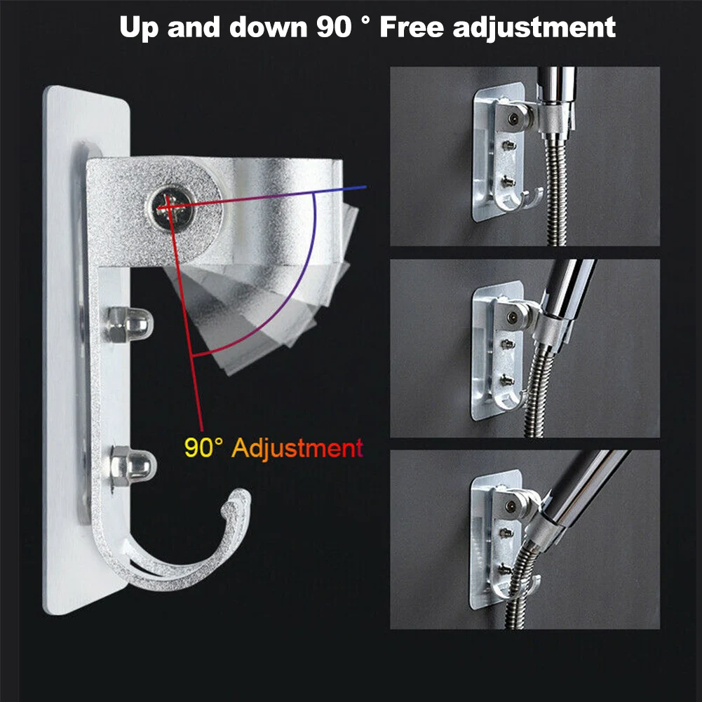 Space Aluminum Universal Punch Free Accessories Shower Head Holder Adhesive Home Bathroom Durable Strong With Hooks Easy Install
Space Aluminum Universal Punch Free Accessories Shower Head Holder Adhesive Home Bathroom Durable Strong With Hooks Easy Install
