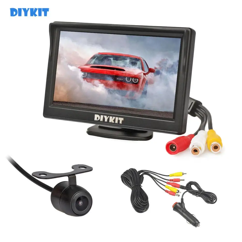 DIYKIT 5 "запасной автомобильный монитор Водонепроницаемая камера заднего вида Бесплатная автомобильная зарядка для помощи при парковке
DIYKIT 5 "запасной автомобильный монитор Водонепроницаемая камера заднего вида Бесплатная автомобильная зарядка для помощи при парковке