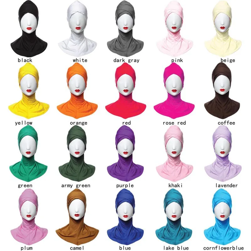 Full Cover Inner Cross Hijab Caps Muslim Turban Hat For Women Islamic Underscarf Bonnet Solid Modal Neck Head Under Scarf Hats
Full Cover Inner Cross Hijab Caps Muslim Turban Hat For Women Islamic Underscarf Bonnet Solid Modal Neck Head Under Scarf Hats