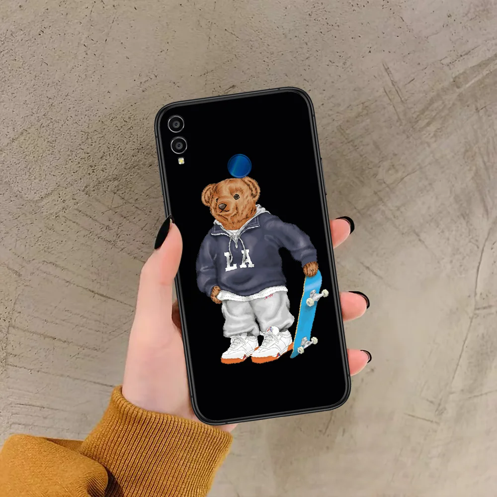 Italy Cartoon Bear Phone Case For Huawei Honor 6A 7A 7C 8 8A 8X 9 9X 10 10i 20 Lite Pro Play black Back Silicone Cell Soft Etui 
Italy Cartoon Bear Phone Case For Huawei Honor 6A 7A 7C 8 8A 8X 9 9X 10 10i 20 Lite Pro Play black Back Silicone Cell Soft Etui