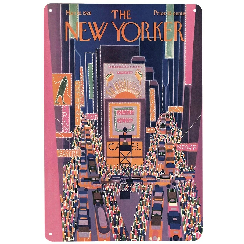 Журнал New Yorker с печатью металлические ретро-знаки жестяные знаки, забавный постер, декор для бара, паба, клуба, украшение для гостиной, дома
Журнал New Yorker с печатью металлические ретро-знаки жестяные знаки, забавный постер, декор для бара, паба, клуба, украшение для гостиной, дома