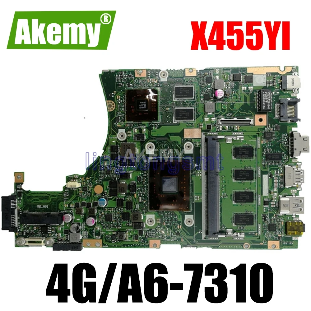 X455YI MAIN_BD._4G/A6-7310 CPU laptop motherboard For Asus X455YI X455Y X455DG X455D mainboard 100% test Ok
X455YI MAIN_BD._4G/A6-7310 CPU laptop motherboard For Asus X455YI X455Y X455DG X455D mainboard 100% test Ok