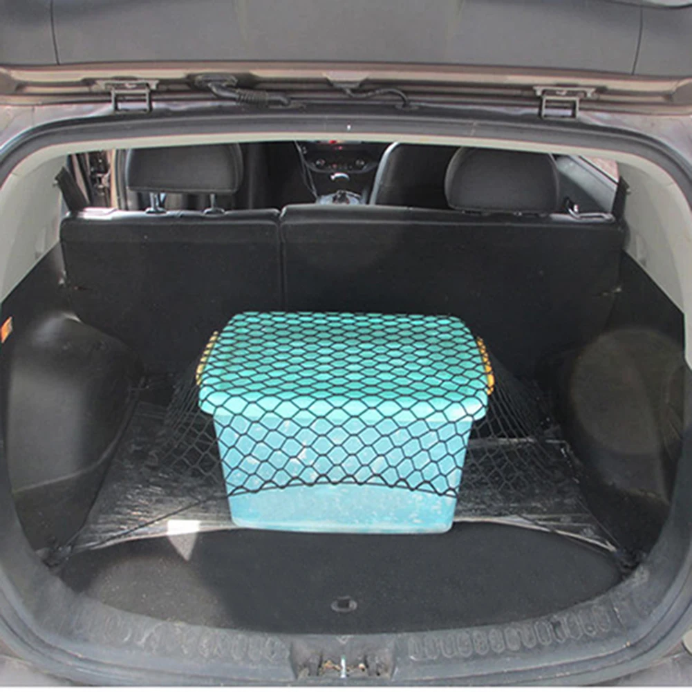 Universal Car Trunk Rear Cargo Organizer Storage Elastic Mesh Net Holder 4 Hooks 
Universal Car Trunk Rear Cargo Organizer Storage Elastic Mesh Net Holder 4 Hooks