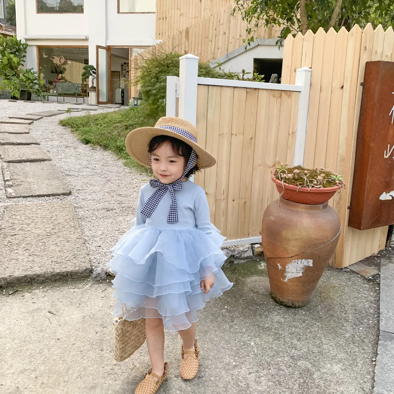 Korean children's dress 20 spring new stitched princess skirt girls' fluffy skirt middle and small children's foreign style 
Korean children's dress 20 spring new stitched princess skirt girls' fluffy skirt middle and small children's foreign style