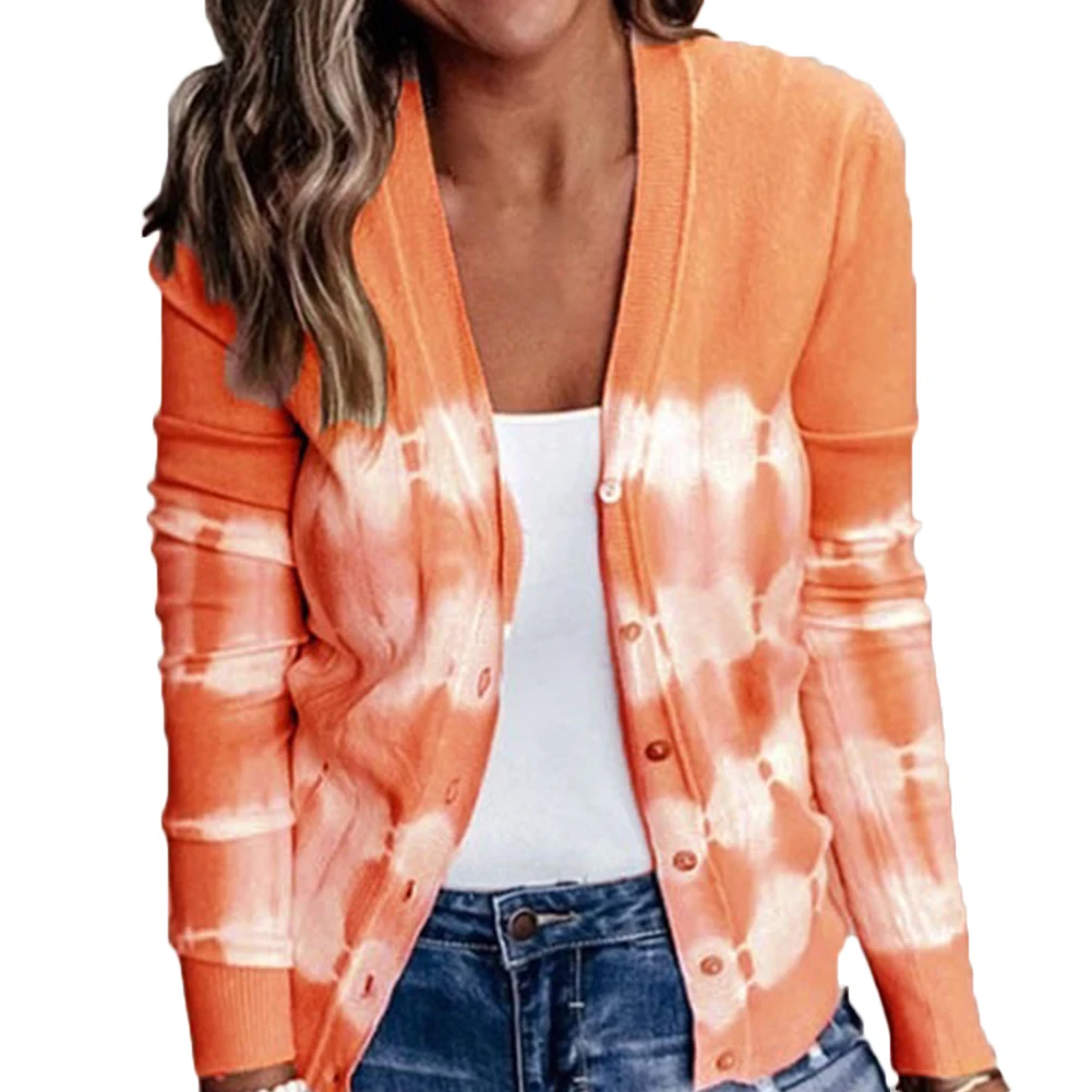 Women Coats Autumn Long Sleeve Jacket Single-breasted Button Tie Dye Open Front Knit Cardigan Coat Streetwear Plus Size 8 Colors
Women Coats Autumn Long Sleeve Jacket Single-breasted Button Tie Dye Open Front Knit Cardigan Coat Streetwear Plus Size 8 Colors