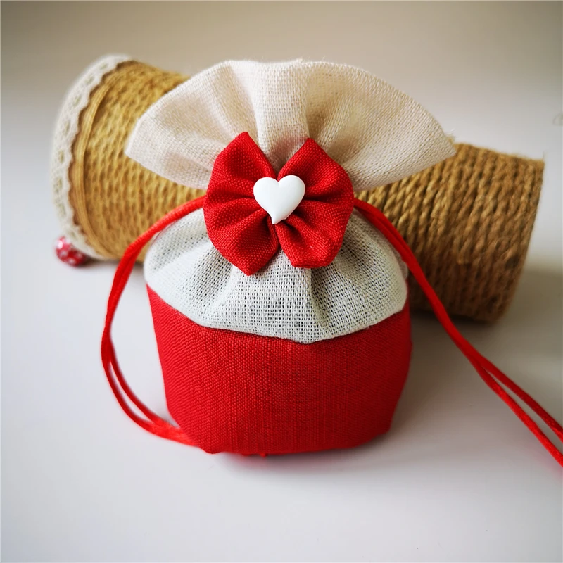 2pcs Linen Jute Drawstring Pouch Cotton Handmade Bowknot Packages for Packaging Gift Wedding Party Christmas Candy Bag 11.5x11cm
2pcs Linen Jute Drawstring Pouch Cotton Handmade Bowknot Packages for Packaging Gift Wedding Party Christmas Candy Bag 11.5x11cm
