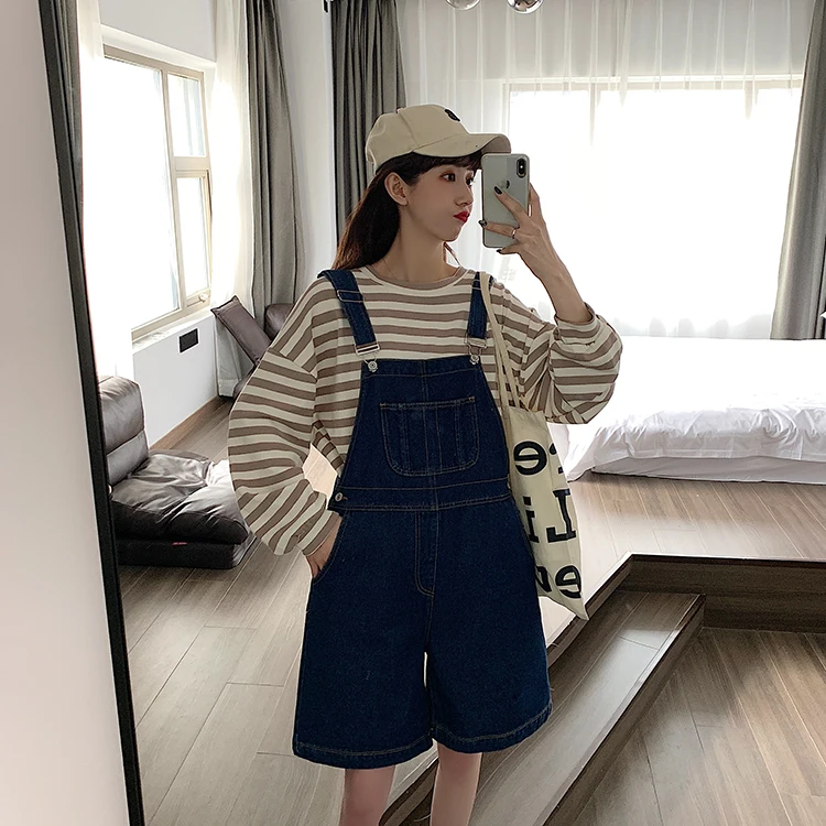 SML 2Colors Summer korean style Jumpsuit Denim Overalls Casual Girls vintage Wide Leg Jeans Shorts womens (72731)
SML 2Colors Summer korean style Jumpsuit Denim Overalls Casual Girls vintage Wide Leg Jeans Shorts womens (72731)
