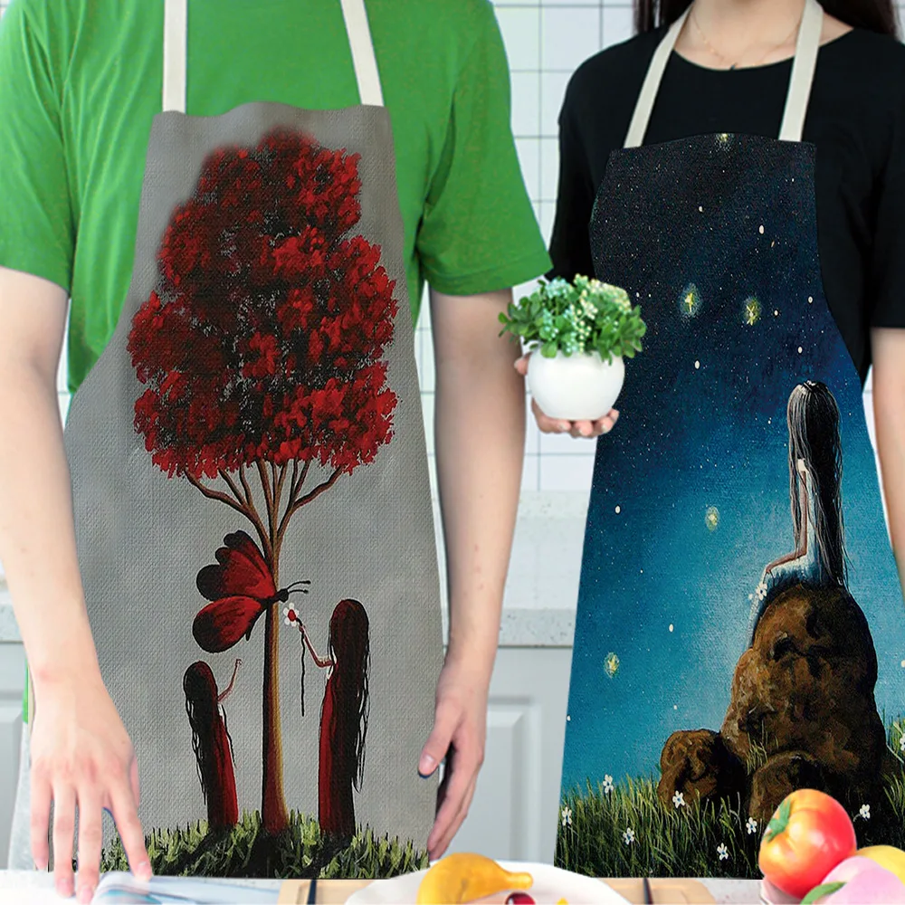 Forest Pattern Kitchen Apron for Cooking Sleeveless Adult Bibs Home Cleaning Accessories Cotton Linen Aprons
Forest Pattern Kitchen Apron for Cooking Sleeveless Adult Bibs Home Cleaning Accessories Cotton Linen Aprons