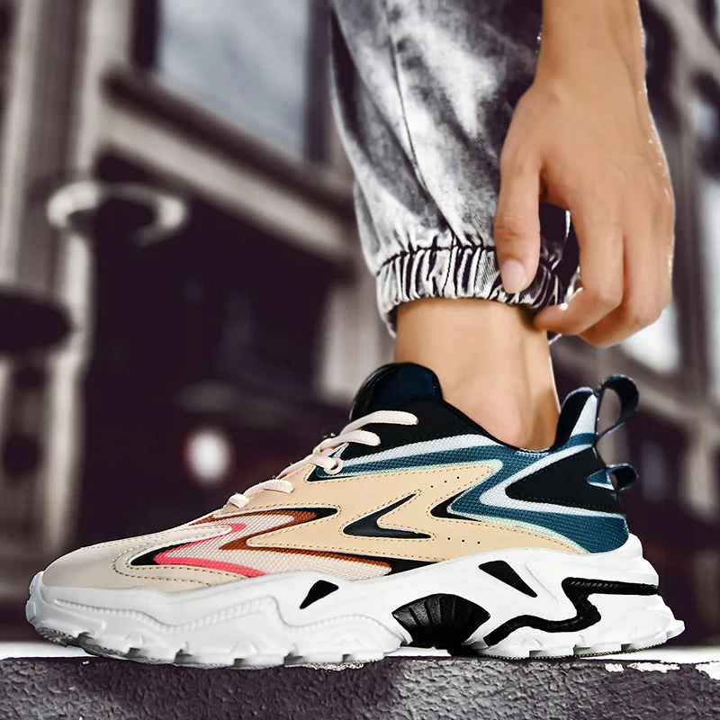 New 2021 Men Running Shoes Breathable Athletic Training Footwear Outdoor Sports Lightweight Sneakers for Women Comfortable 
New 2021 Men Running Shoes Breathable Athletic Training Footwear Outdoor Sports Lightweight Sneakers for Women Comfortable