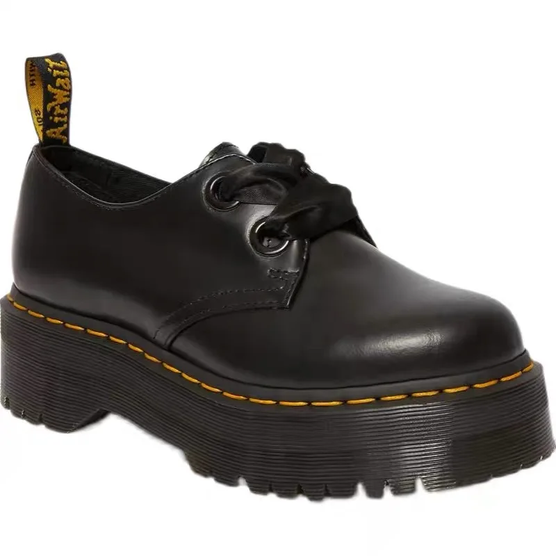 1461 Thick Bottom 2-Hole Luo Jie Women's Same Style Genuine Leather Martin Shoes Women's Low-Top Platform Ankle Boots Women
1461 Thick Bottom 2-Hole Luo Jie Women's Same Style Genuine Leather Martin Shoes Women's Low-Top Platform Ankle Boots Women