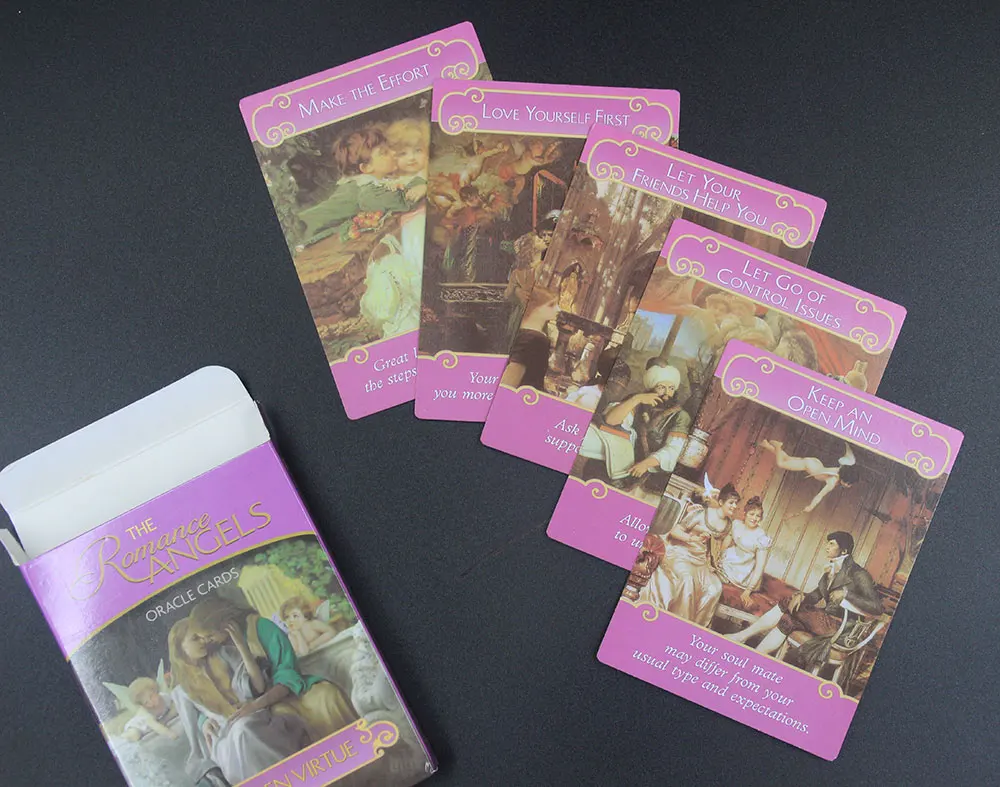 The Oracle of Romanse Angel Tarot Deck Board Games Divination for Adults and Children Funny Dobble Playing Cards
The Oracle of Romanse Angel Tarot Deck Board Games Divination for Adults and Children Funny Dobble Playing Cards