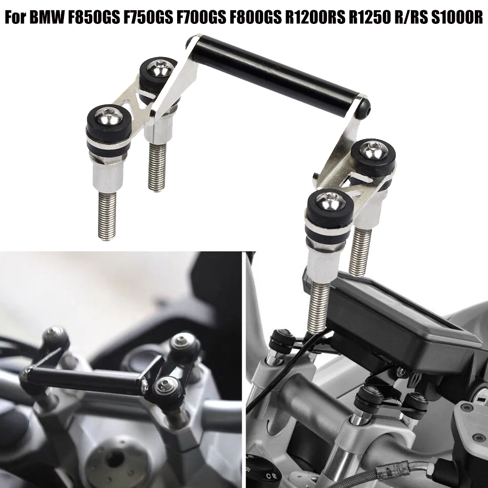 Руль стояки мобильный телефон кронштейн для BMW F750GS F850GS F800GS F700GS R1200RS R1200R R1250R