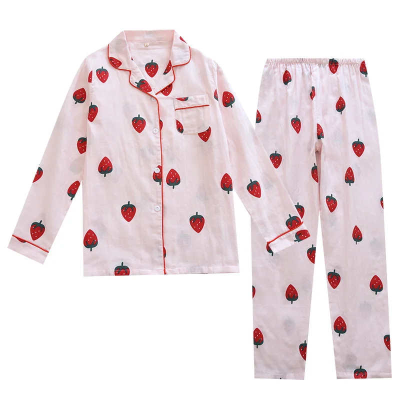 Spring Autumn Long Sleeve Cardigan Pajamas Women's Cotton Sleepwear Cute Sweet Printed Girl Home Clothes Ensembles De Pyjama
Spring Autumn Long Sleeve Cardigan Pajamas Women's Cotton Sleepwear Cute Sweet Printed Girl Home Clothes Ensembles De Pyjama