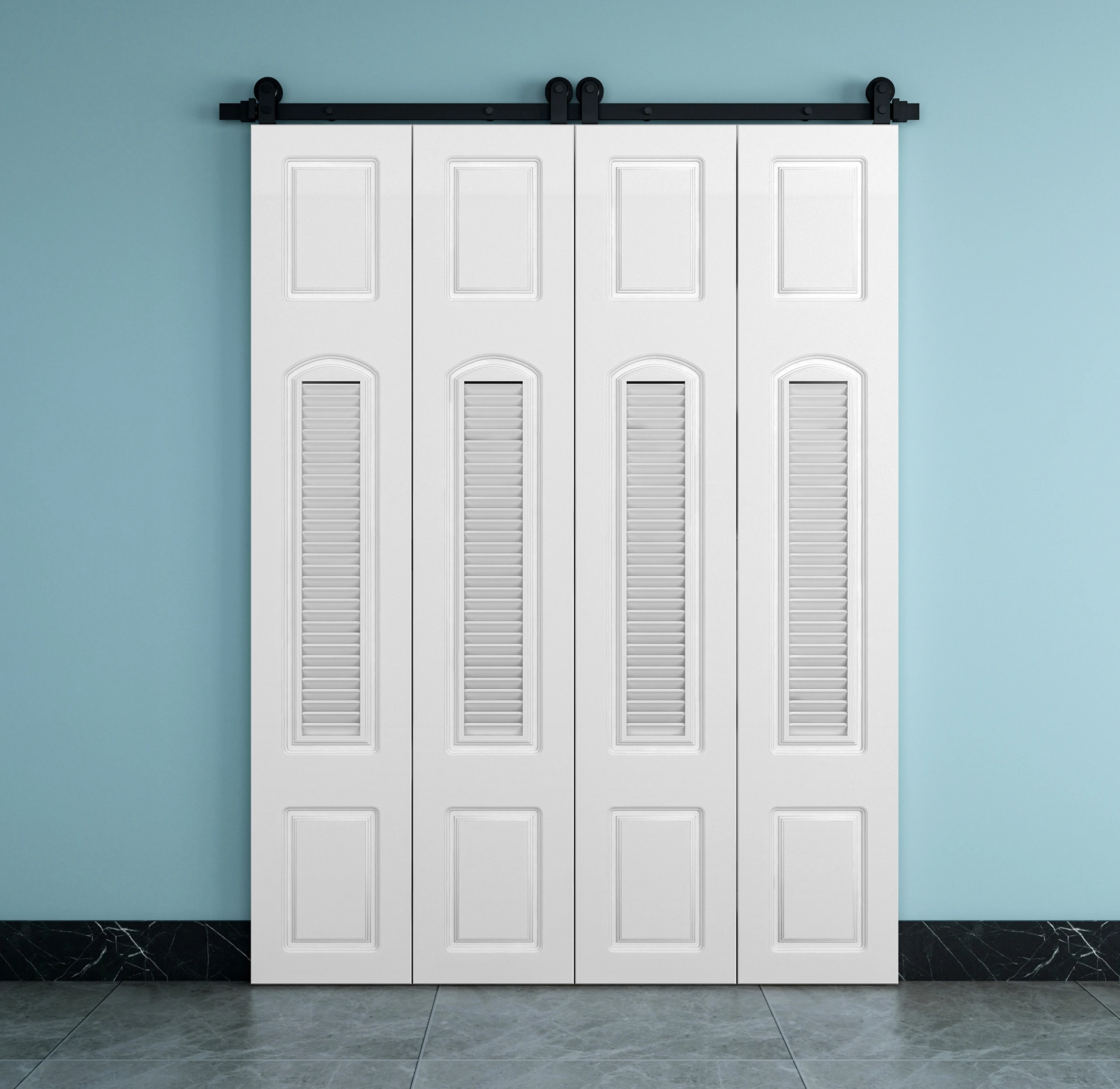 DIYHD Bi-складывающийся Фотофон, черный плоский рельсовый ролик, комплект для 4 дверей
DIYHD Bi-складывающийся Фотофон, черный плоский рельсовый ролик, комплект для 4 дверей