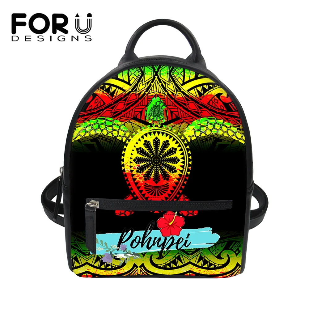 FORUDESIGNS 2021 Fashion Women Mini Leather Backpack Polynesian Turtle Samoa Tattoos Pattern Small Soft PU Back Pack for Ladies
FORUDESIGNS 2021 Fashion Women Mini Leather Backpack Polynesian Turtle Samoa Tattoos Pattern Small Soft PU Back Pack for Ladies