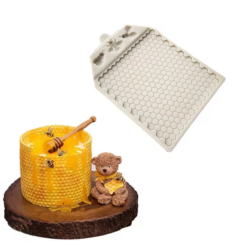 3D Honeycomb Bee Silicone Mold DIY Fondant Chocolate Pastry Cupcake Topper Dessert Plaster Cake Decoration Tools Clay Resin Mold
3D Honeycomb Bee Silicone Mold DIY Fondant Chocolate Pastry Cupcake Topper Dessert Plaster Cake Decoration Tools Clay Resin Mold