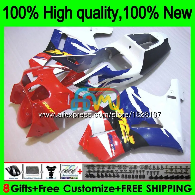 

NC35 RVF400R For HONDA RVF VFR 400 Red blue cool R 400R VFR400 R V4 89BS.64 VFR400R NC24 95 96 97 98 1995 1996 1997 1998 Fairing