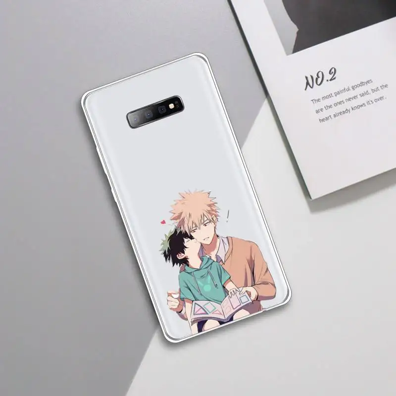 Anime My Hero Academia Deku Baku Phone Case Transparent For Samsung Galaxy A 71 21s S note 8 9 10 plus 20 ultra
Anime My Hero Academia Deku Baku Phone Case Transparent For Samsung Galaxy A 71 21s S note 8 9 10 plus 20 ultra