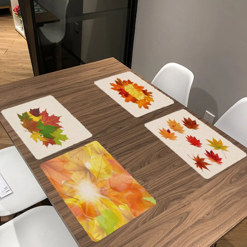 Linen Placemat Autumn Story Golden Plant Placemat Roller Coaster Wedding Pattern Placemat
Linen Placemat Autumn Story Golden Plant Placemat Roller Coaster Wedding Pattern Placemat