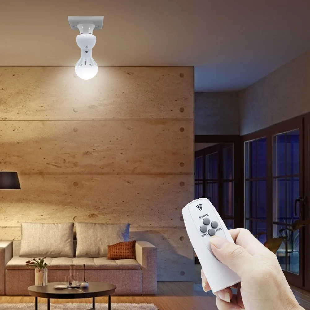 Connector Sensor Switch Light Holder Socket E27 Screw Light Holder Converter 220V Wireless Remote Control Switch
Connector Sensor Switch Light Holder Socket E27 Screw Light Holder Converter 220V Wireless Remote Control Switch