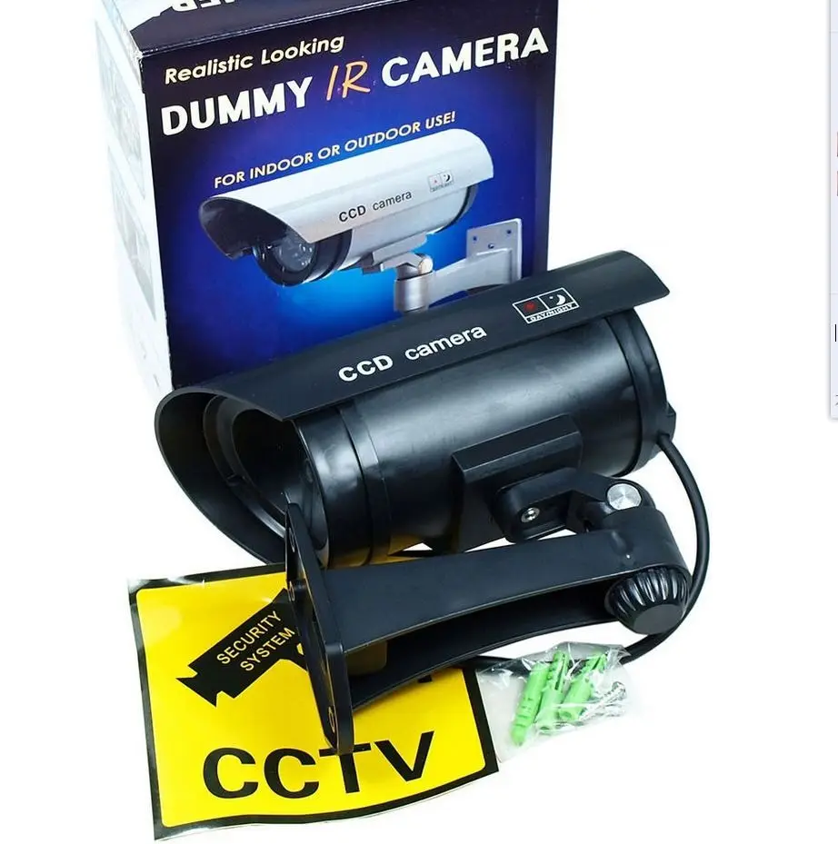 2 Pack IR Bullet Fake Dummy Surveillance LED Security Camera CCTV Record Light
2 Pack IR Bullet Fake Dummy Surveillance LED Security Camera CCTV Record Light