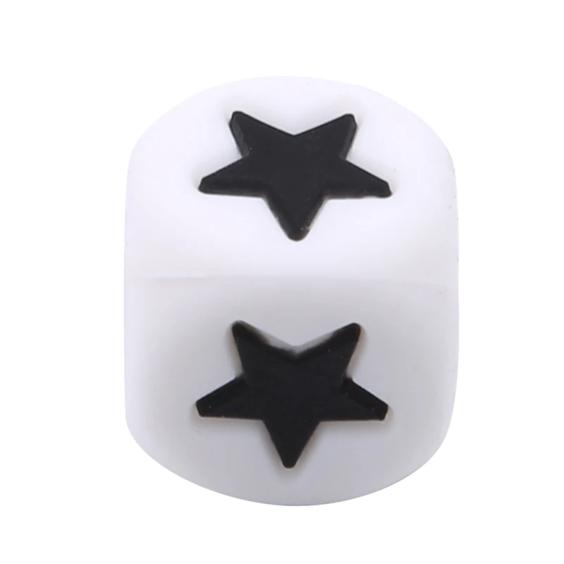 10Pcs/Lot Heart Star Silicone Beads Teething Baby Teether Pacifier Chain Toys DIY Necklace Loose Beads BPA Free Kids Toy
10Pcs/Lot Heart Star Silicone Beads Teething Baby Teether Pacifier Chain Toys DIY Necklace Loose Beads BPA Free Kids Toy