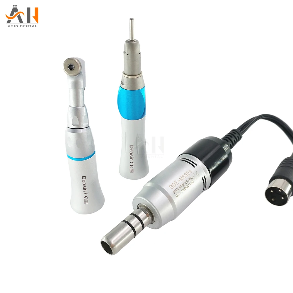 

E type Dental Lab Polisher Micromotor M33Es Handpiece Contra Angle And Straight handpiece 350,000 RPM