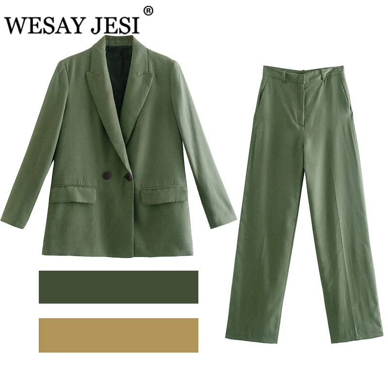 WESAY JESI Women's Jacket Office Wear Suits Blazer Solid Casual Single Breasted Coat Long Sleeve Notched Collar Blazer Women
WESAY JESI Women's Jacket Office Wear Suits Blazer Solid Casual Single Breasted Coat Long Sleeve Notched Collar Blazer Women