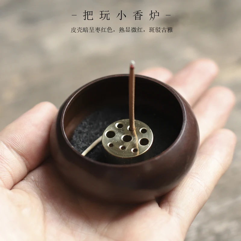 Handmade Pure Copper Incense Burner Home Decoration Antique Style Chinese Palace Crafts Gift Insence Holder Buddhism Decoration
Handmade Pure Copper Incense Burner Home Decoration Antique Style Chinese Palace Crafts Gift Insence Holder Buddhism Decoration
