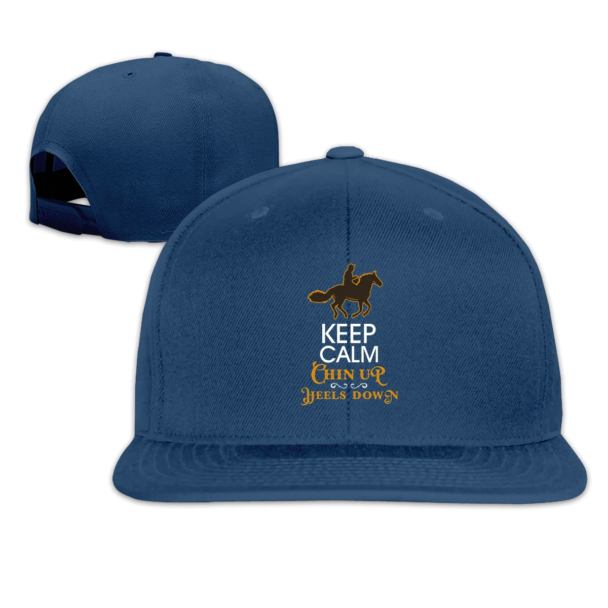 Keep Calm Chin Heels Down T mans woman's Fashionable breathable Baseball Cap